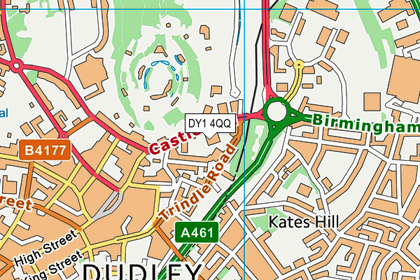 DY1 4QQ map - OS VectorMap District (Ordnance Survey)