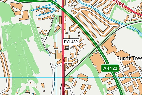 DY1 4SP map - OS VectorMap District (Ordnance Survey) DY1 4SP map - OS VectorMap District (Ordnance Survey)