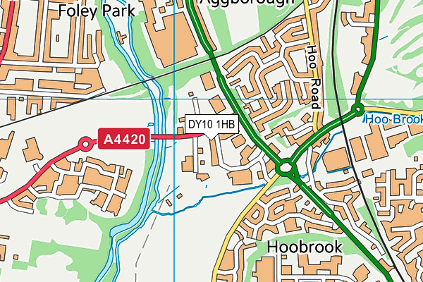 DY10 1HB map - OS VectorMap District (Ordnance Survey) DY10 1HB map - OS VectorMap District (Ordnance Survey)