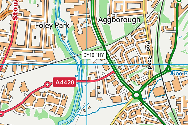 DY10 1HY map - OS VectorMap District (Ordnance Survey) DY10 1HY map - OS VectorMap District (Ordnance Survey)