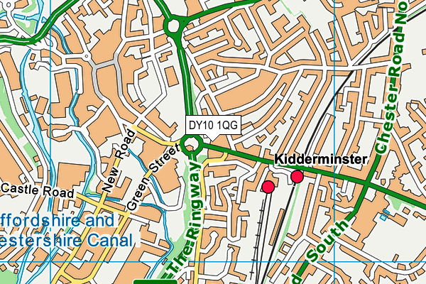 DY10 1QG map - OS VectorMap District (Ordnance Survey) DY10 1QG map - OS VectorMap District (Ordnance Survey)