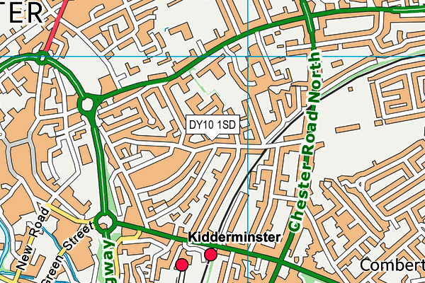 DY10 1SD map - OS VectorMap District (Ordnance Survey) DY10 1SD map - OS VectorMap District (Ordnance Survey)