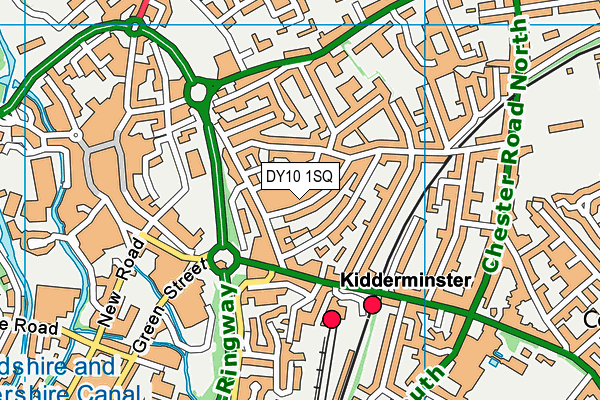 DY10 1SQ map - OS VectorMap District (Ordnance Survey) DY10 1SQ map - OS VectorMap District (Ordnance Survey)