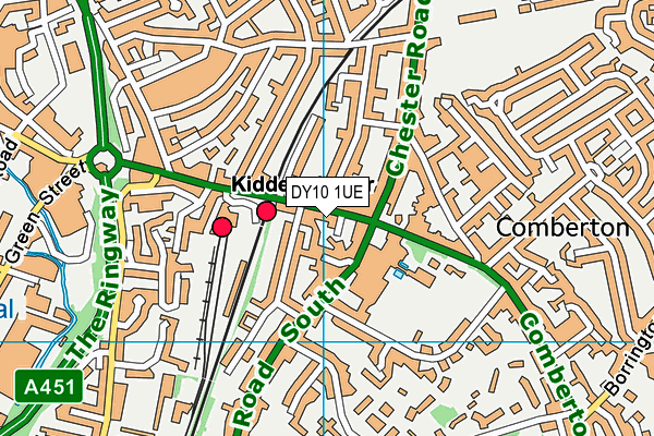 DY10 1UE map - OS VectorMap District (Ordnance Survey) DY10 1UE map - OS VectorMap District (Ordnance Survey)