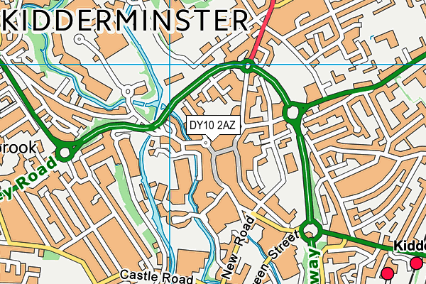DY10 2AZ map - OS VectorMap District (Ordnance Survey) DY10 2AZ map - OS VectorMap District (Ordnance Survey)