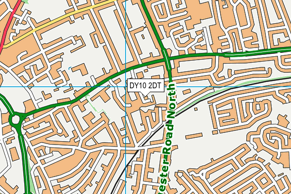 DY10 2DT map - OS VectorMap District (Ordnance Survey) DY10 2DT map - OS VectorMap District (Ordnance Survey)