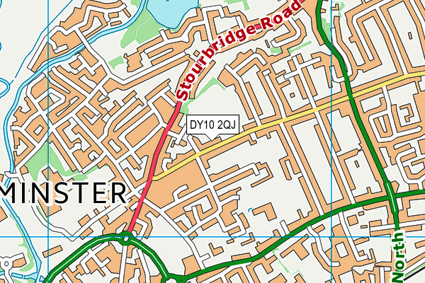 DY10 2QJ map - OS VectorMap District (Ordnance Survey) DY10 2QJ map - OS VectorMap District (Ordnance Survey)