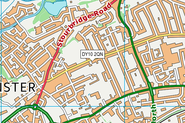 DY10 2QN map - OS VectorMap District (Ordnance Survey)