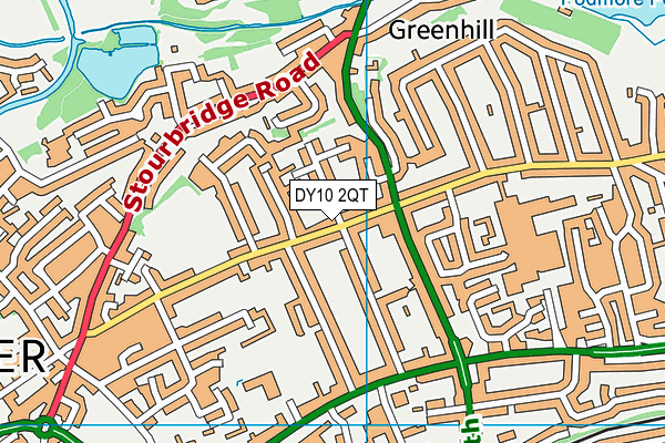 DY10 2QT map - OS VectorMap District (Ordnance Survey) DY10 2QT map - OS VectorMap District (Ordnance Survey)