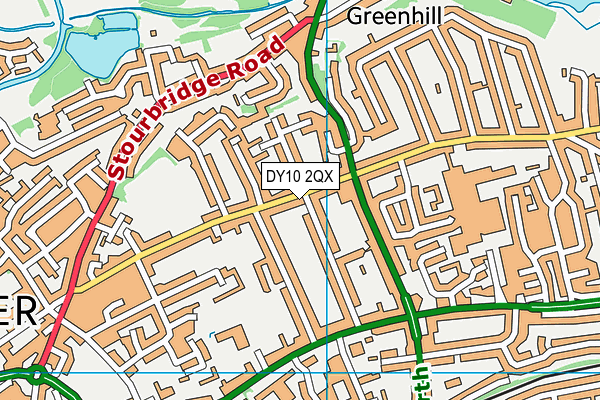 DY10 2QX map - OS VectorMap District (Ordnance Survey) DY10 2QX map - OS VectorMap District (Ordnance Survey)