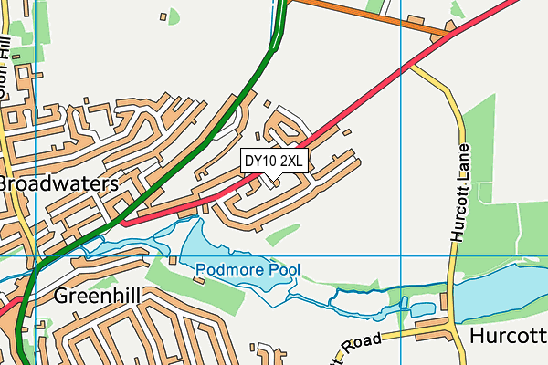 DY10 2XL map - OS VectorMap District (Ordnance Survey) DY10 2XL map - OS VectorMap District (Ordnance Survey)
