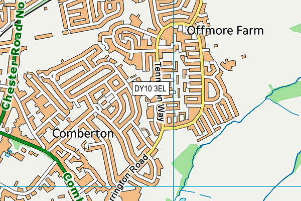 DY10 3EL map - OS VectorMap District (Ordnance Survey) DY10 3EL map - OS VectorMap District (Ordnance Survey)