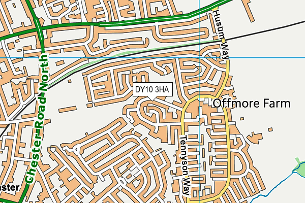 DY10 3HA map - OS VectorMap District (Ordnance Survey) DY10 3HA map - OS VectorMap District (Ordnance Survey)