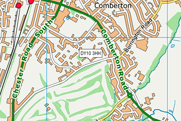 DY10 3HH map - OS VectorMap District (Ordnance Survey)