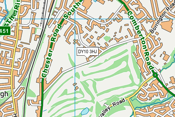 DY10 3HJ map - OS VectorMap District (Ordnance Survey) DY10 3HJ map - OS VectorMap District (Ordnance Survey)