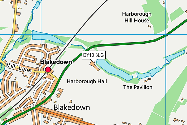 DY10 3LG map - OS VectorMap District (Ordnance Survey) DY10 3LG map - OS VectorMap District (Ordnance Survey)