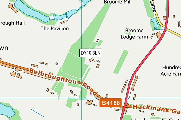 DY10 3LN map - OS VectorMap District (Ordnance Survey) DY10 3LN map - OS VectorMap District (Ordnance Survey)