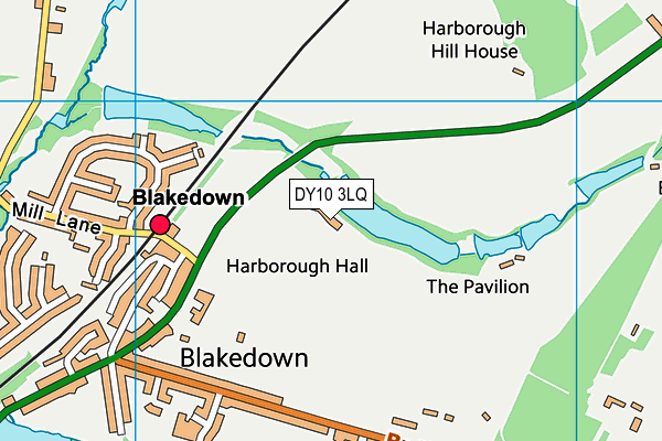 DY10 3LQ map - OS VectorMap District (Ordnance Survey) DY10 3LQ map - OS VectorMap District (Ordnance Survey)