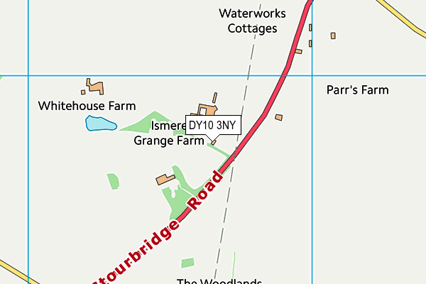 DY10 3NY map - OS VectorMap District (Ordnance Survey) DY10 3NY map - OS VectorMap District (Ordnance Survey)