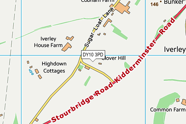 DY10 3PD map - OS VectorMap District (Ordnance Survey) DY10 3PD map - OS VectorMap District (Ordnance Survey)