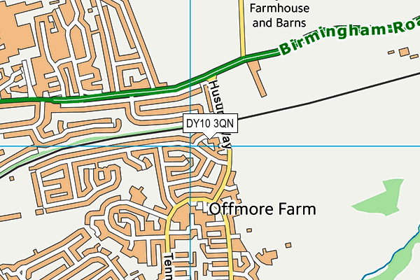 DY10 3QN map - OS VectorMap District (Ordnance Survey) DY10 3QN map - OS VectorMap District (Ordnance Survey)