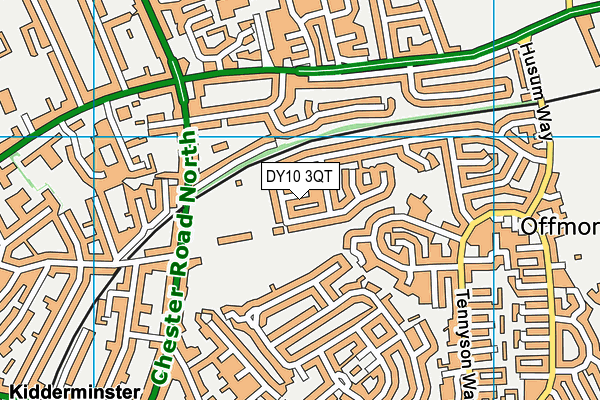 DY10 3QT map - OS VectorMap District (Ordnance Survey) DY10 3QT map - OS VectorMap District (Ordnance Survey)