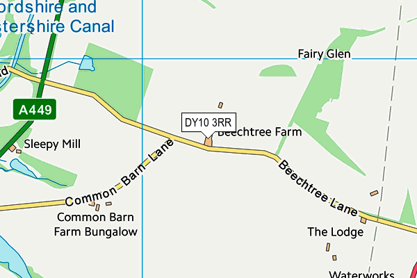 DY10 3RR map - OS VectorMap District (Ordnance Survey) DY10 3RR map - OS VectorMap District (Ordnance Survey)