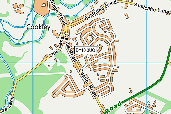 DY10 3UQ map - OS VectorMap District (Ordnance Survey)
