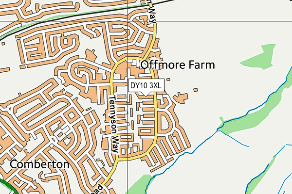 DY10 3XL map - OS VectorMap District (Ordnance Survey) DY10 3XL map - OS VectorMap District (Ordnance Survey)