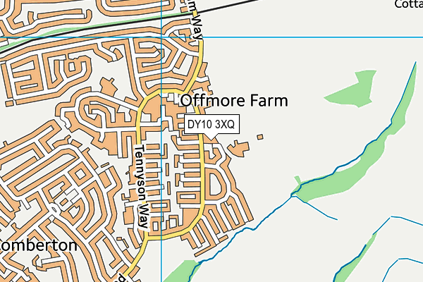 DY10 3XQ map - OS VectorMap District (Ordnance Survey) DY10 3XQ map - OS VectorMap District (Ordnance Survey)