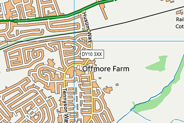 DY10 3XX map - OS VectorMap District (Ordnance Survey) DY10 3XX map - OS VectorMap District (Ordnance Survey)