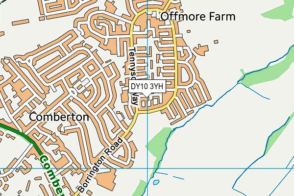DY10 3YH map - OS VectorMap District (Ordnance Survey) DY10 3YH map - OS VectorMap District (Ordnance Survey)