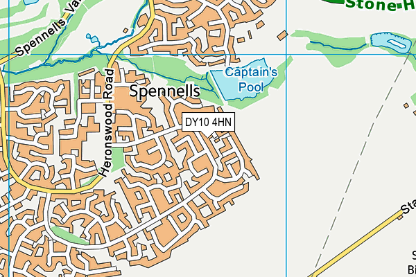 DY10 4HN map - OS VectorMap District (Ordnance Survey) DY10 4HN map - OS VectorMap District (Ordnance Survey)