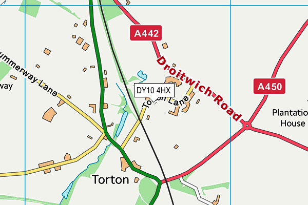 DY10 4HX map - OS VectorMap District (Ordnance Survey) DY10 4HX map - OS VectorMap District (Ordnance Survey)