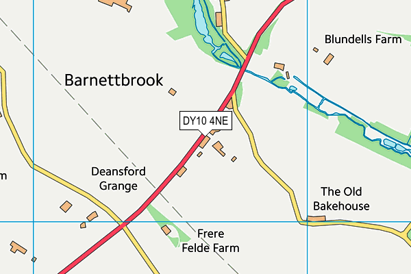 DY10 4NE map - OS VectorMap District (Ordnance Survey) DY10 4NE map - OS VectorMap District (Ordnance Survey)