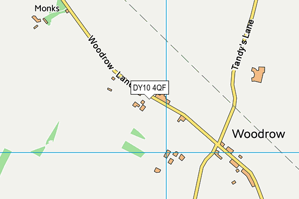 DY10 4QF map - OS VectorMap District (Ordnance Survey) DY10 4QF map - OS VectorMap District (Ordnance Survey)
