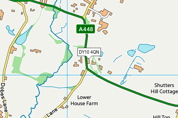 DY10 4QN map - OS VectorMap District (Ordnance Survey)