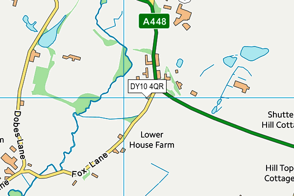 DY10 4QR map - OS VectorMap District (Ordnance Survey) DY10 4QR map - OS VectorMap District (Ordnance Survey)