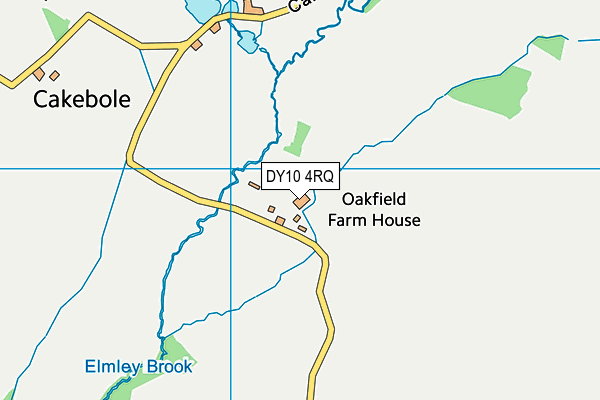 DY10 4RQ map - OS VectorMap District (Ordnance Survey)