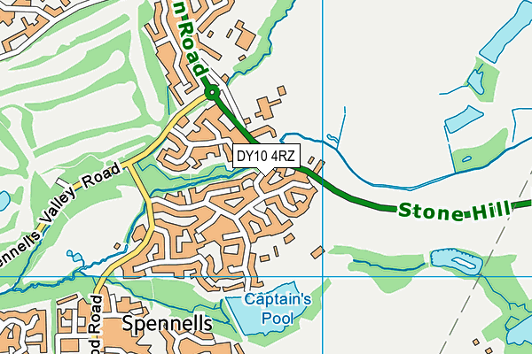 DY10 4RZ map - OS VectorMap District (Ordnance Survey) DY10 4RZ map - OS VectorMap District (Ordnance Survey)