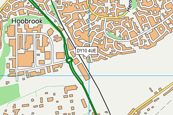 DY10 4UE map - OS VectorMap District (Ordnance Survey) DY10 4UE map - OS VectorMap District (Ordnance Survey)