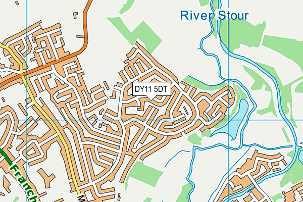 DY11 5DT map - OS VectorMap District (Ordnance Survey) DY11 5DT map - OS VectorMap District (Ordnance Survey)