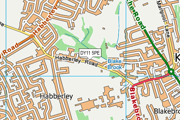DY11 5PE map - OS VectorMap District (Ordnance Survey) DY11 5PE map - OS VectorMap District (Ordnance Survey)
