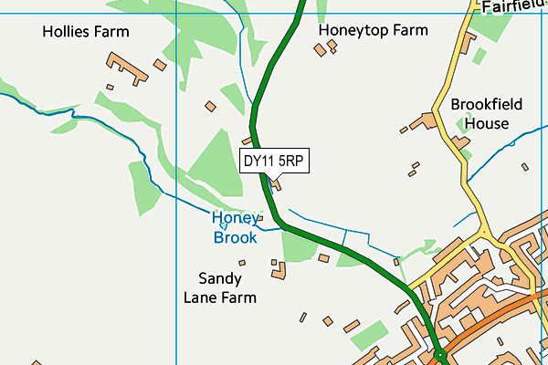 DY11 5RP map - OS VectorMap District (Ordnance Survey) DY11 5RP map - OS VectorMap District (Ordnance Survey)
