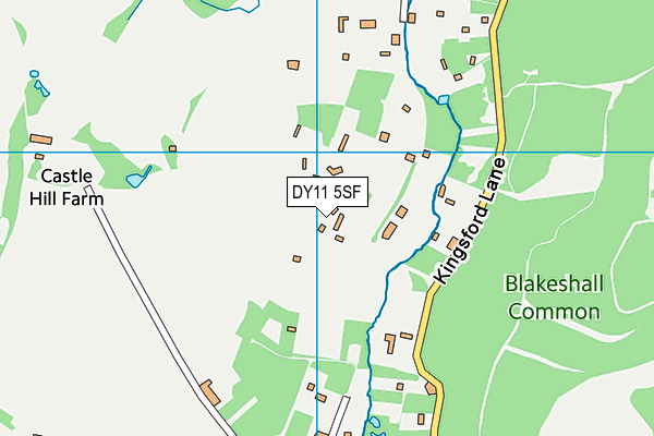 DY11 5SF map - OS VectorMap District (Ordnance Survey) DY11 5SF map - OS VectorMap District (Ordnance Survey)
