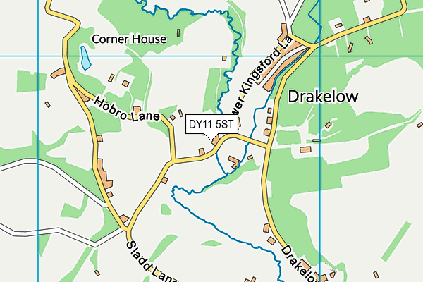 DY11 5ST map - OS VectorMap District (Ordnance Survey) DY11 5ST map - OS VectorMap District (Ordnance Survey)