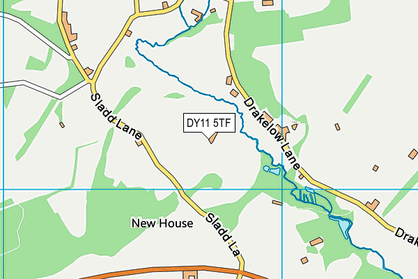 DY11 5TF map - OS VectorMap District (Ordnance Survey) DY11 5TF map - OS VectorMap District (Ordnance Survey)