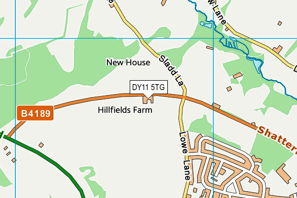 DY11 5TG map - OS VectorMap District (Ordnance Survey) DY11 5TG map - OS VectorMap District (Ordnance Survey)