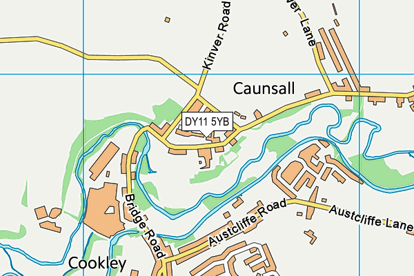 DY11 5YB map - OS VectorMap District (Ordnance Survey) DY11 5YB map - OS VectorMap District (Ordnance Survey)