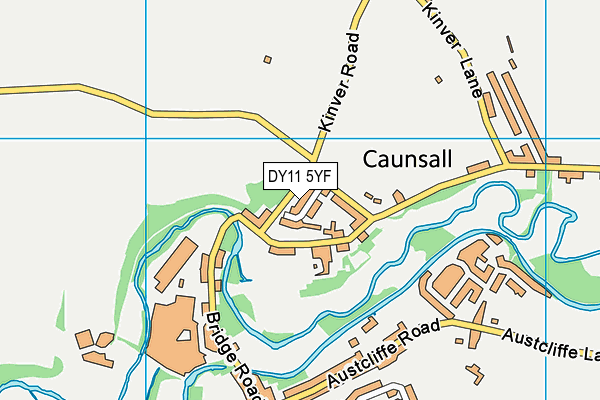 DY11 5YF map - OS VectorMap District (Ordnance Survey) DY11 5YF map - OS VectorMap District (Ordnance Survey)